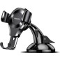 Baseus Osculum Passiv holder Mobiltelefon/Smartphone Sort Baseus Osculum Passiv holder Mobiltelefon/Smartphone Sort